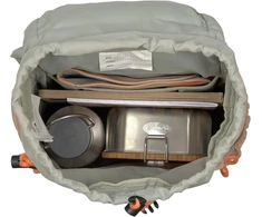 Lässig vaikiška lauko kuprinė, 9 l, riešutų spalvos, poliesteris, modelis 1203023356