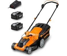 Lawnmaster akumuliatorinė vejapjovė, 24V, 37 cm pjovimo plotis, plieno korpusas, CLMF2437G-03
