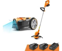 Lawnmaster robotas vejapjovė 24 V, akumuliatorinė, 10 colių pjovimo pločio, VBRM16 Combo Kit