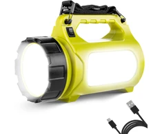 LE kempingo LED žibintas su 1000 lm galingumu, 5 režimai, 3600 mAh išorinė baterija, IPX4 atsparumas