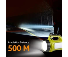 LE kempingo LED žibintas su 1000 lm galingumu, 5 režimai, 3600 mAh išorinė baterija, IPX4 atsparumas