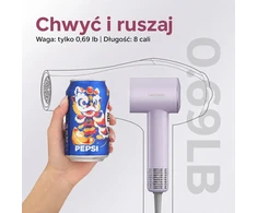 Lecomely kelioninis plaukų džiovintuvas 1200 W, dviguba įtampa, jonizacija, S4AT