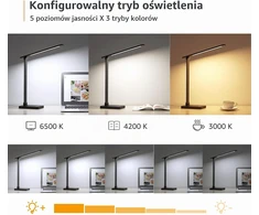 Lepro LED stalinė lempa 450 lm, 3000–6500 K, 9.2 W, PR310002-DWW-EU