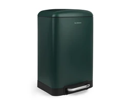 Les Collectors nerūdijančio plieno šiukšliadėžė, 20 l, stačiakampė, išimamas vidinis kibiras, matinis