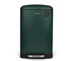 Les Collectors nerūdijančio plieno šiukšliadėžė, 20 l, stačiakampė, išimamas vidinis kibiras, matinis