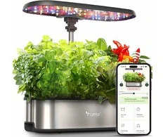 LETPOT IGS-37Pro hidroponinis žolelių auginimo rinkinys su WiFi, LED 24 W, 5.5 l bakas