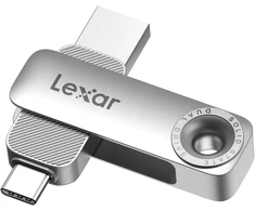 Lexar USB atmintinė su USB-A ir USB-C jungtimis, 128 GB, iki 400 MB/s, D50E