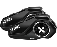 LEXIN motociklininkų Bluetooth ausinių rinkinys su interkomu, 6 asmenų ryšys, Bluetooth 5.0, LX-G2P