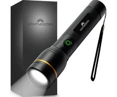 LICHTMEISTER įkraunamas LED žibintuvėlis 1000 lm, 4000 mAh, IP44, LM_T1000
