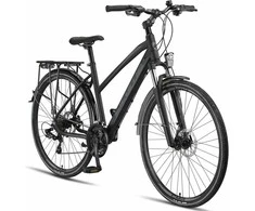 Licorne Bike hibridinis dviratis, 28 colių, aliuminio rėmas, diskiniai stabdžiai, 21 pavara