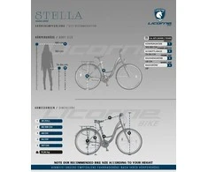 Licorne Bike miesto dviratis 28 colių, 21 pavaros, standi pakaba, Stella Premium