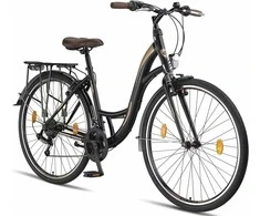 Licorne Bike miesto dviratis 28 colių, 21 pavaros, standi pakaba, Stella Premium