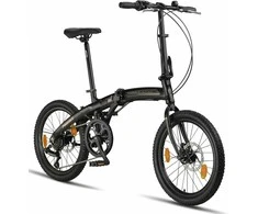 Licorne Bike sulankstomas dviratis, 20" ratai, aliuminis, 7 pavaros, diskiniai stabdžiai, Phoenix Cross 2d