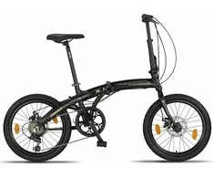 Licorne Bike sulankstomas dviratis, 20" ratai, aliuminis, 7 pavaros, diskiniai stabdžiai, Phoenix Cross 2d