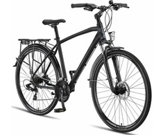 Licorne Bike trekingo dviratis, 28 colių ratai, aliuminio diskinių stabdžių sistema, 21 bėgis, M 01 LCR 228641 51 01