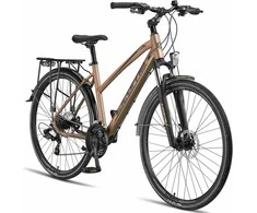 Licorne Bike trekkinginis dviratis 28 colių, aliuminio rėmas, diskiniai stabdžiai, 21 pavaros