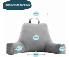 Linenspa skaitymo pagalvė iš smulkintų atminties putų, standartinė, LZ26SVSFRP