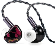 Linsoul į ausis įdedamos laidinės ausinės Kiwi Ears Cadenza, 10 mm, 3,5 mm