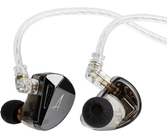 Linsoul į ausis įdedamos laidinės HiFi ausinės su 5 BA KZ AS10 PRO