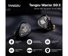 Linsoul laidinės į ausis įdedamos ausinės su 10 mm dinaminiu garsiakalbiu TANGZU Wan'er S.G II