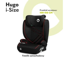 Lionelo automobilinė kėdutė Hugo i-Size 100–150 cm su ISOFIX LO-HUGO I-SIZE Juodas Pilkas
