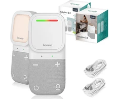 Lionelo garso auklė Babyline 2.2 su naktine lempute, 400 m, LOC-BABYLINE 2.2