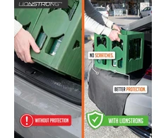 LIONSTRONG automobilio bagažinės apsauginis kilimėlis su putų sluoksniu 100 × 100 cm LS-KS