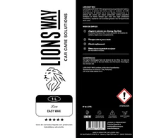 LIONSWAY automobilinis karnaubo vaškas keraminei ir hidrofobinei apsaugai 500 ml