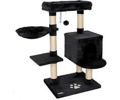 lionto draskyklė katėms su sieniniu tvirtinimu, 93 cm, juoda, KB00437
