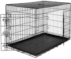 lionto sulankstomas metalinis transportavimo narvas šunims ir katėms 122 × 75 × 81 cm DC00495