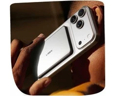 LISEN MagSafe išorinis akumuliatorius iPhone, 5000 mAh, itin plonas, pilkas titano