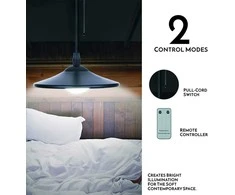 Lixada saulės energija maitinama pakabinama lauko LED lempa su nuotolinio valdymo pultu, 3 W, 4 LED, 50 lm