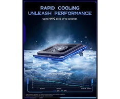 llano V12 nešiojamojo kompiuterio aušinimo stovas su RGB apšvietimu, 15–19 col.