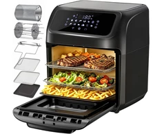 LLIVEKIT karšto oro gruzdintuvė 12 l, 1800 W su skaitmeniniu valdymu LIVE16