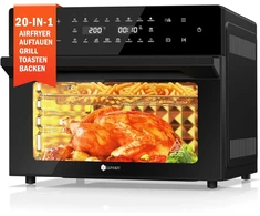 LLIVEKIT karšto oro gruzdintuvė-orkaitė 30 l, 1800 W, WAO43