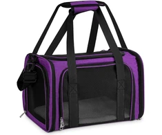 Lohofrnny sulankstomas gyvūnų transportavimo krepšys iki 8kg, 50 × 34 × 34 cm, alyvinis