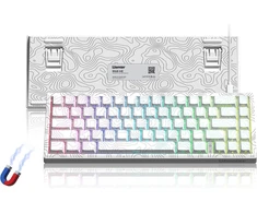 LQXQ žaidimų klaviatūra su magnetiniais Hall efekto jungikliais, USB-C, 8000 Hz M68 HE