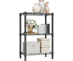 M MZG metalinis stelažas su 3 reguliuojamomis vielinėmis lentynomis, 35 × 60 × 90,2 cm, A356090AK302-EU