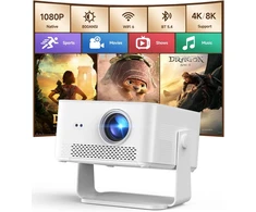 Magcubic nešiojamasis projektorius 1080p, 800 ANSI lm, Wi-Fi 6, Bluetooth 5.4 HY450MAX