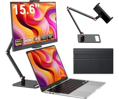 MAGICRAVEN nešiojamasis 15,6 col. IPS monitorius Full HD 60 Hz su HDMI ir USB-C