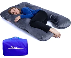 MAKOSAS ergonominė kūno pagalvė miegantiems ant šono 100 x 150 cm VAR-KK