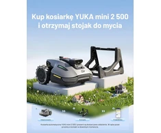 Mammotion vejapjovės robotas su 3 kamerų AI, 500 m², DropMow, 4,5 Ah akumuliatorius, YUKA mini 2 500