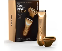 MANSCAPED kūno ir intymios zonos kirpimo aparatas su SkinSafe dviguba galvute, akumuliatorinis, vandeniui atsparus, Lawn Mower 5.0 ULTRA