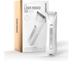 MANSCAPED kūno ir intymių zonų vandeniui atsparus USB-C įkraunamas trimeris The Lawn Mower 3.0 PLUS, SkinSafe, baltas
