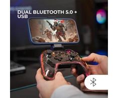 Mars Gaming belaidis žaidimų valdiklis Bluetooth 5.0 su RGB apšvietimu MGPBT2