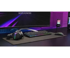 Mars Gaming žaidimų rinkinys su RGB klaviatūra, pele, ausinėmis ir XXL kilimėliu MCPRGB3PT
