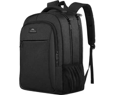 MATEIN nešiojamojo kompiuterio kuprinė 15,6 colio, vandeniui atspari, 30 l, poliesteris, juoda, 100700BLK