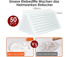 MAXDONE karštų klijų pistoletas 20 W su 30 klijų lazdelėmis, 7 mm, GGC00226