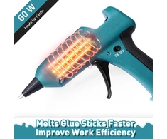 MAXDONE karštų klijų pistoletas 60 W, 7 mm lazdelėms, su 50 lazdelėmis, NL-231