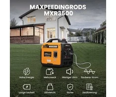 maXpeedingrods inverterinis generatorius 3300 W, benzininis, 230 V, MXR3500